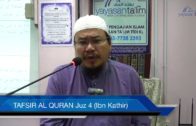 Yayasan Ta’lim: Tafsir Al-Qur’an Juz 4 (Ibn Kathir) [08-08-17]