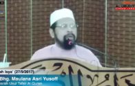 27/9/2017 Isya’, YBhg. Maulana Asri Yusoff, Usul Tafsir Quran