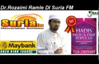 Dr.Rozaimie Ramle On Air Suria FM