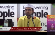 SIRI 19|| Al-Fiqh Al- Manhaji || DR ROZAIMI RAMLE