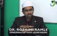 28 NOV 2015 : DR  ROZAIMI RAMLE – PENGENALAN ASAS ULUM HADIS