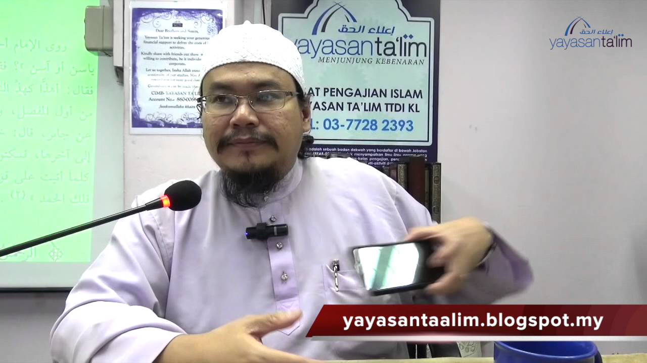 Yayasan Ta'lim: Ringkasan Tafsir Ibn Kathir [12-05-16 