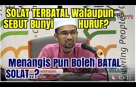 Dr. Rozaimi Terangkan Bukti Dalam Solat Tak Boleh Bercakap!