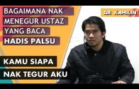 Kata Al-Juwayni, “Janganlah Kamu Sibuk Dengan Ilmu Kalam..” – Maulana Dr. Nasaie Hanaffie