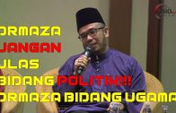 Dr. Maza Jangan Ulas Bidang Politik! Dr. Maza Bidang Ugama