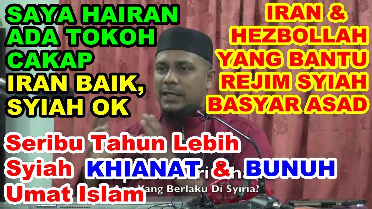 Kejahatan Syiah Yang Membunuh Sunni || Ustaz Kapten ASRI KHALID