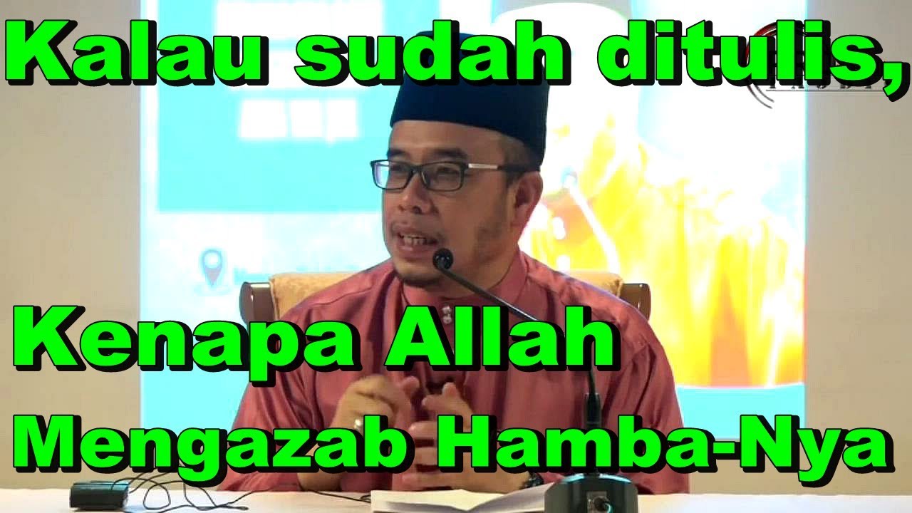 Maksud “Kehendak Allah Tapi Bukan Paksaan” | Dr MAZA