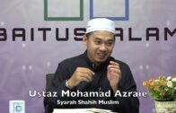 20191001 Ustaz Mohamad Azraie : Syarah Shahih Muslim