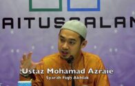 29082017 Ustaz Mohamad Azraie : Syarah Fiqh Akhlak