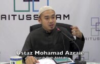01072017 Ustaz Mohamad Azraie : Syarah Fiqh Akhlak