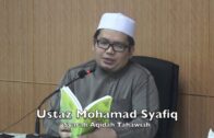 05062017 Ustaz Mohamad Syafiq : Syarah Aqidah Tahawiah