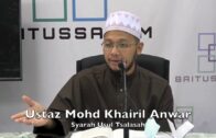16012017 Ustaz Mohd Khairil Anwar : Syarah Usul Tsalasah
