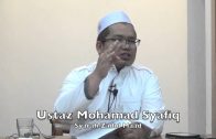 16012016 Ustaz Mohamad Syafiq : Syarah Zadul Maad
