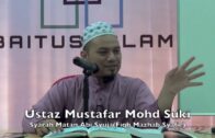 16042016 Ustaz Mustafar Mohd Suki : Syarah Matan Abi Syuja(Fiqh Mazhab Syafie)