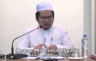 17092015 Ustaz Mohamad Syafiq : Adab & Pembahagiannya