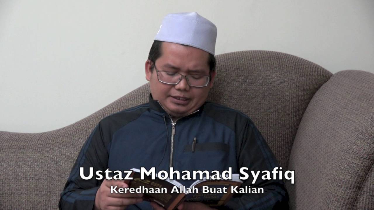 [RINGKAS]09052016 Ustaz Mohamad Syafiq : Keredhaan Allah Buat Kalian