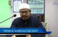 Yayasan Ta’lim: Tafsir Al-Qur’an Juz 3 (Ibn Kathir) [08-03-16]