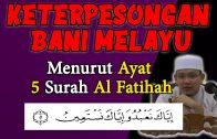Keterpesongan Bani Melayu Menurut Ayat 5 Surah Al Fatihah