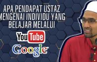 Apa Pendapat Dr Mengenai Orang Yang Belajar Melalui YouTube/Google !? [ Dr Rozaimi Ramle ]