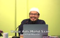 20211125 Ustaz Adli Mohd Saad : Syarah Fiqh Muyassar