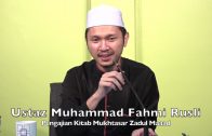 20220331Ustaz Muhammad Fahmi Rusli : Pengajian Kitab Mukhtasar Zadul Maaad