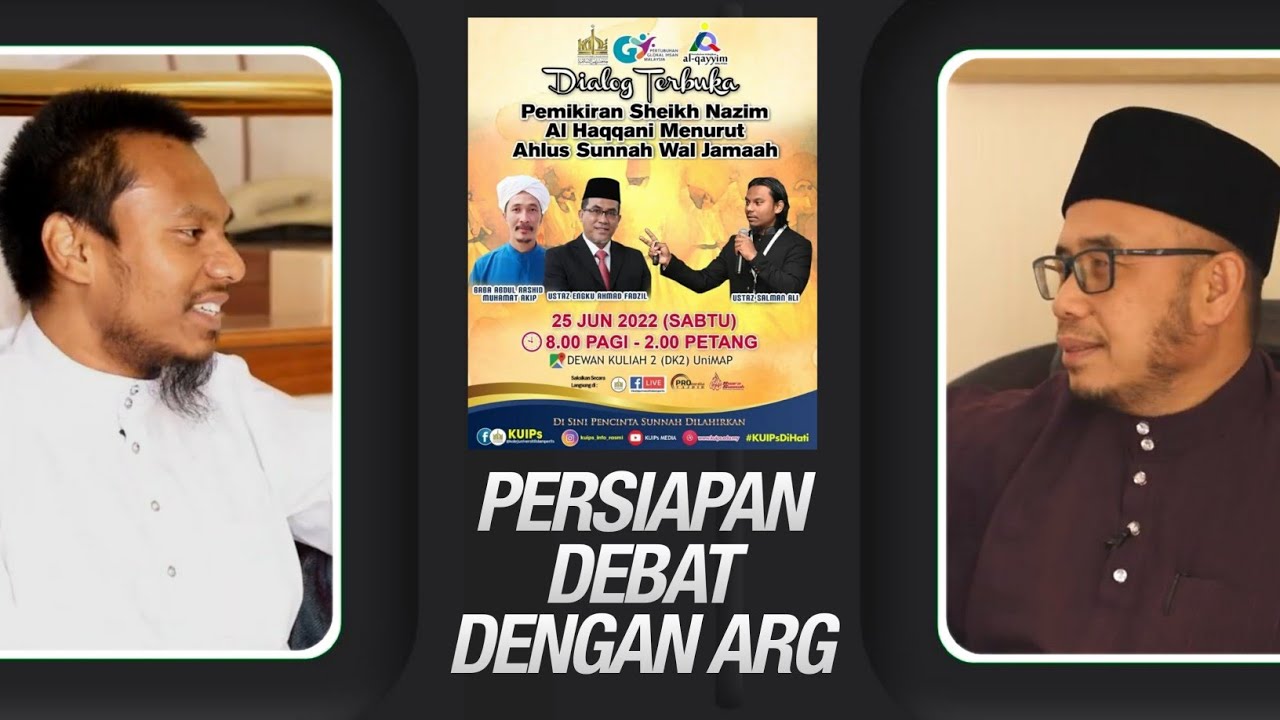 Persiapan Debat Dengan Arg Ustaz Salman Ali And Dr Maza Iceramah 6740