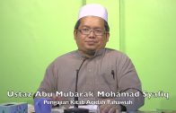 20220802 Ustaz Abu Mubarak Mohamad Syafiq : Pengajian Kitab Aqidah Tahawiah