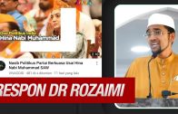 Respon Dr Rozaimi Atas Penghinaan Nabi Muhammad Di-India