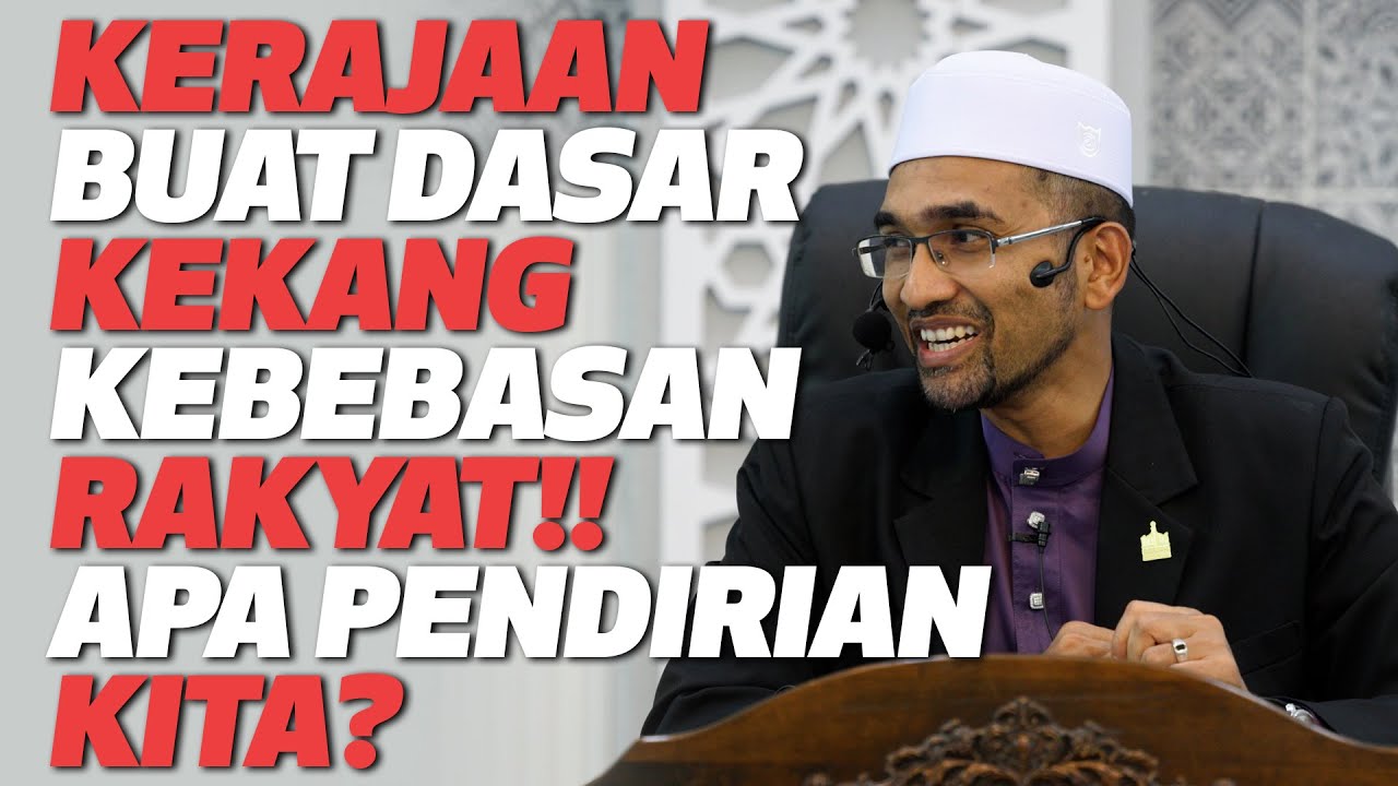 Dr Rozaimi – Kerajaan Buat Dasar Kekang Kebebasan Rakyat! Apa Pendirian Kita?