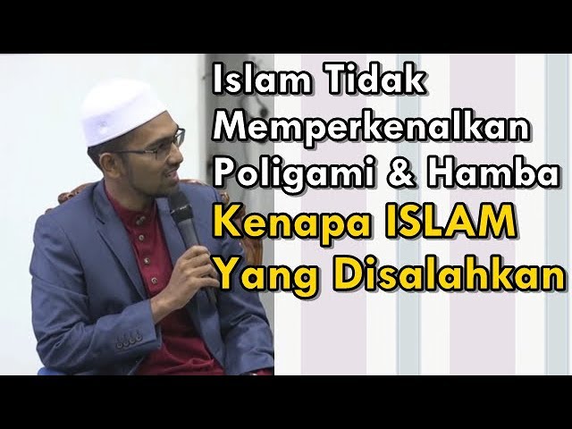 Dr Rozaimi Ramle Poligami And Perhambaan Bukan Diperkenalkan Oleh Islam Iceramah 7583