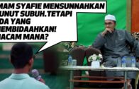 Imam Syafie Mensunnahkan Qunut Subuh. Tetapi Ada Yang Membidaahkan! Macam Mana?